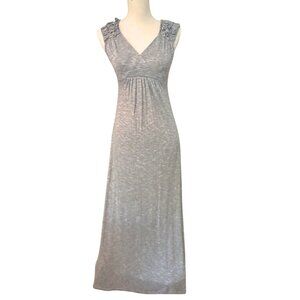 S.H.E. Soul Harmony Energy Y2K Knit Maxi Dress Gray Size XS